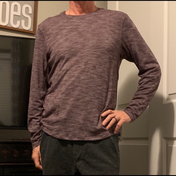 Lululemon Fresh Move LS Crew Sz S Black Cherry - Picture 8 of 8